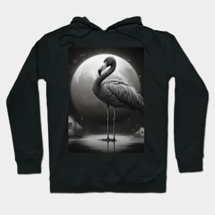 Dark Fantasy Flamingo Hoodie